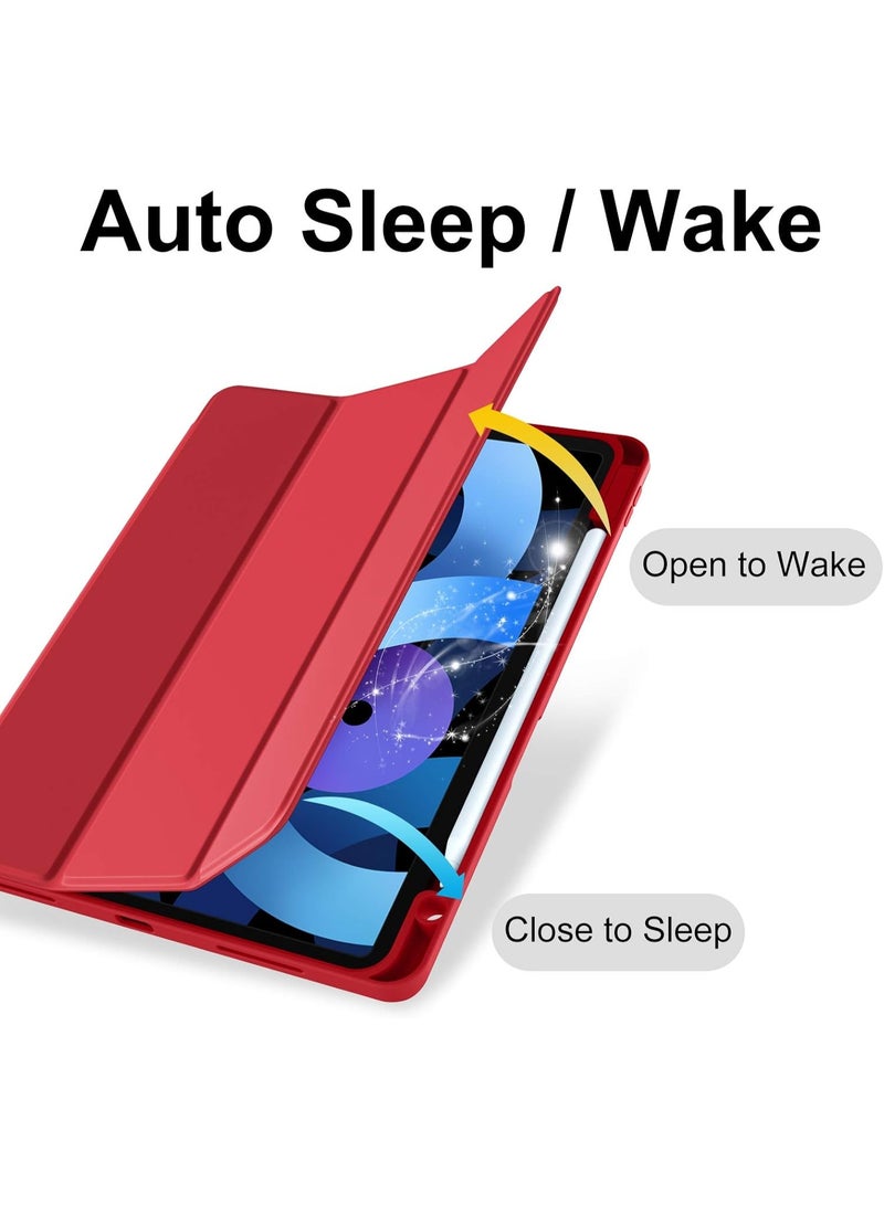 جراب لجهاز iPad Air مقاس 11 بوصة (2025 M3/2024 M2/Air 7 6 5 4) (2025/2024/2022/2020) مقاس 10.9 بوصة، مزود بحامل قلم Apple Pencil، وغطاء ذكي، ويدعم شحن قلم Apple Pencil، وخاصية التشغيل/الإيقاف التلقائي. - Image 5